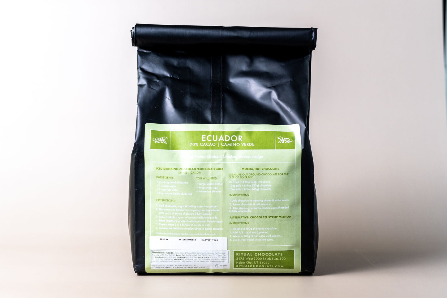 Ecuador Drinking Chocolate 5lb - Wholesale