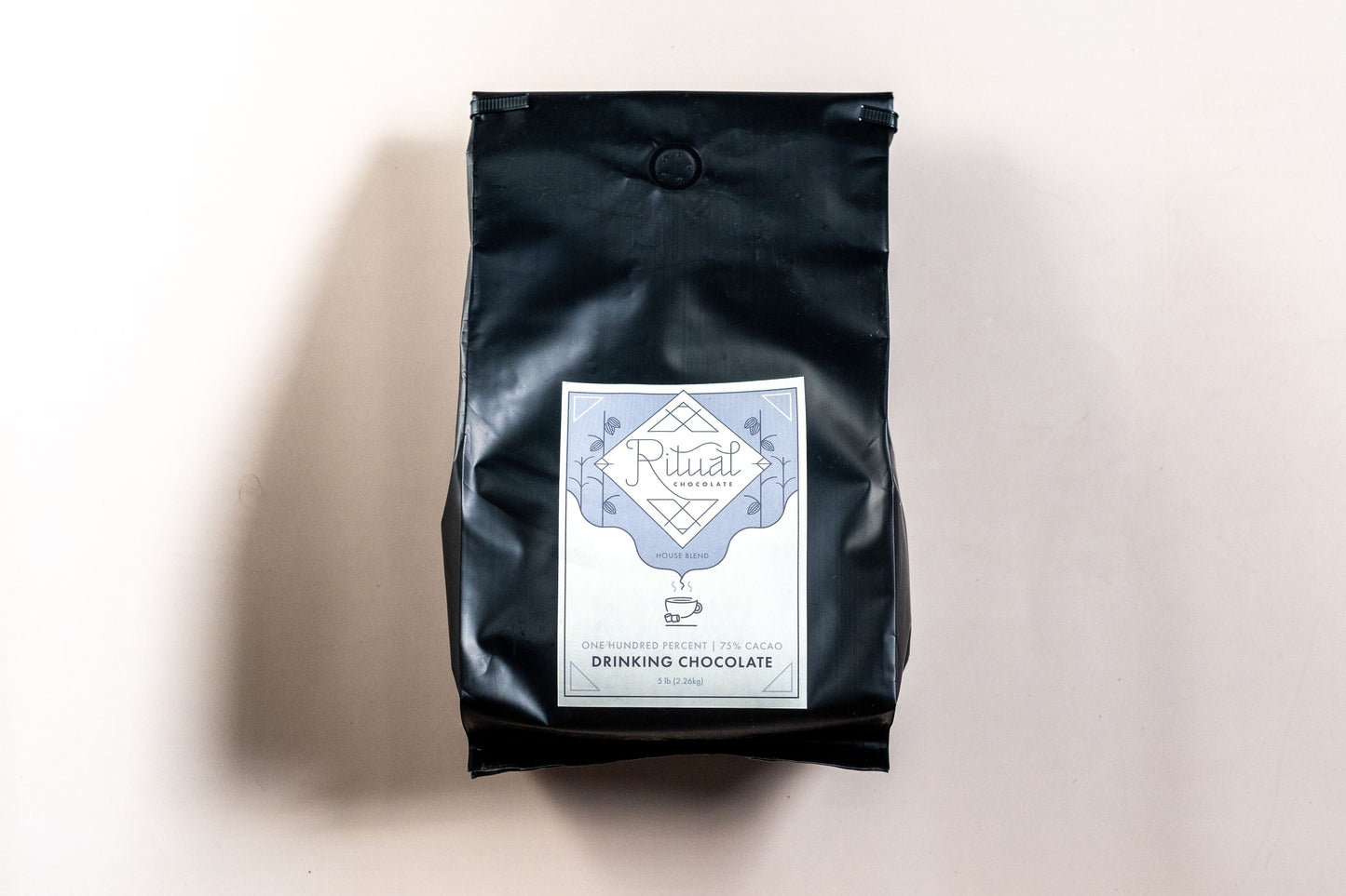 One Hundred Percent Cacao Drinking Chocolate 5lb - Wholesale