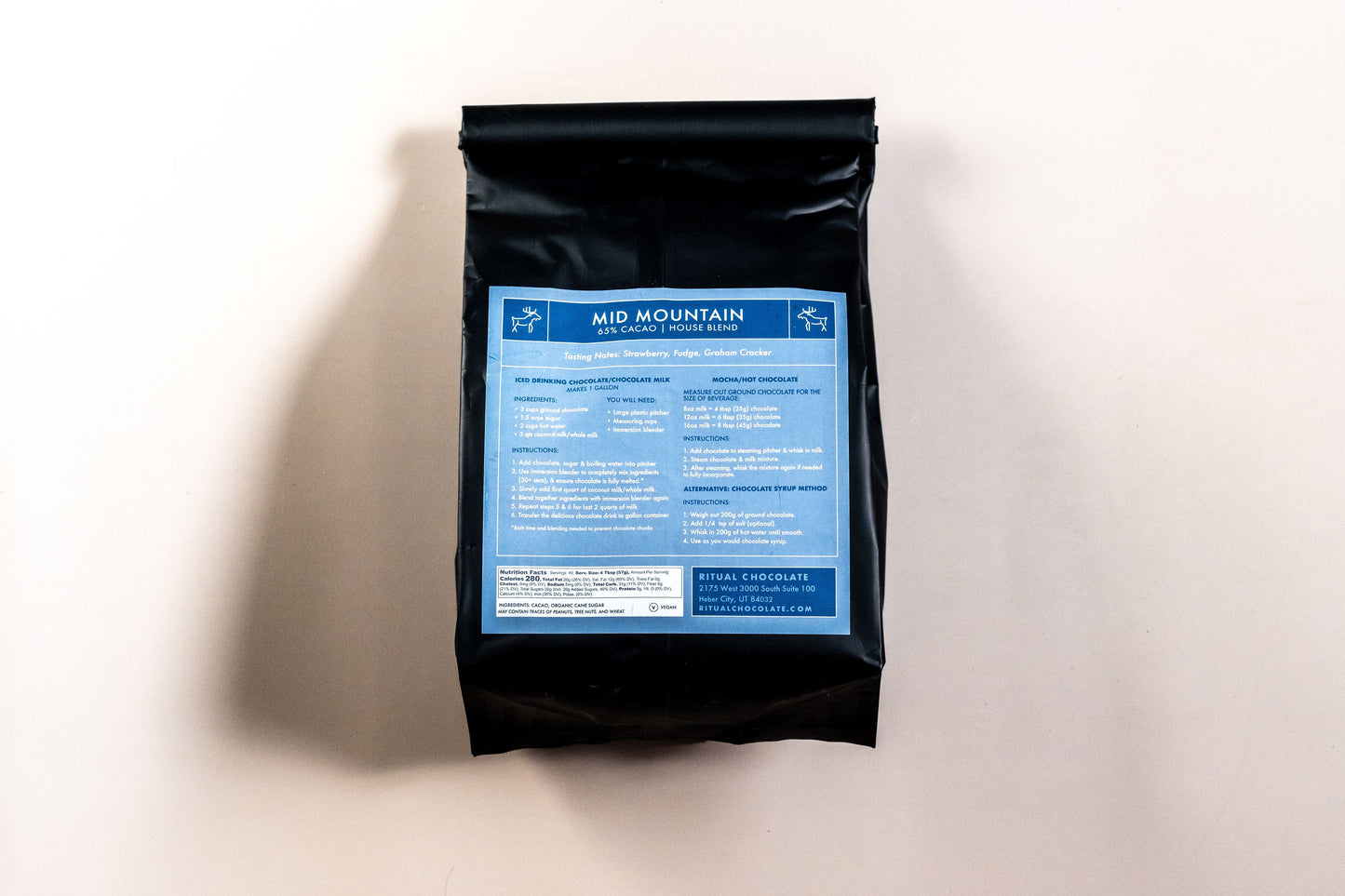 Mid Mountain Blend Drinking Chocolate 5lb - Wholesale