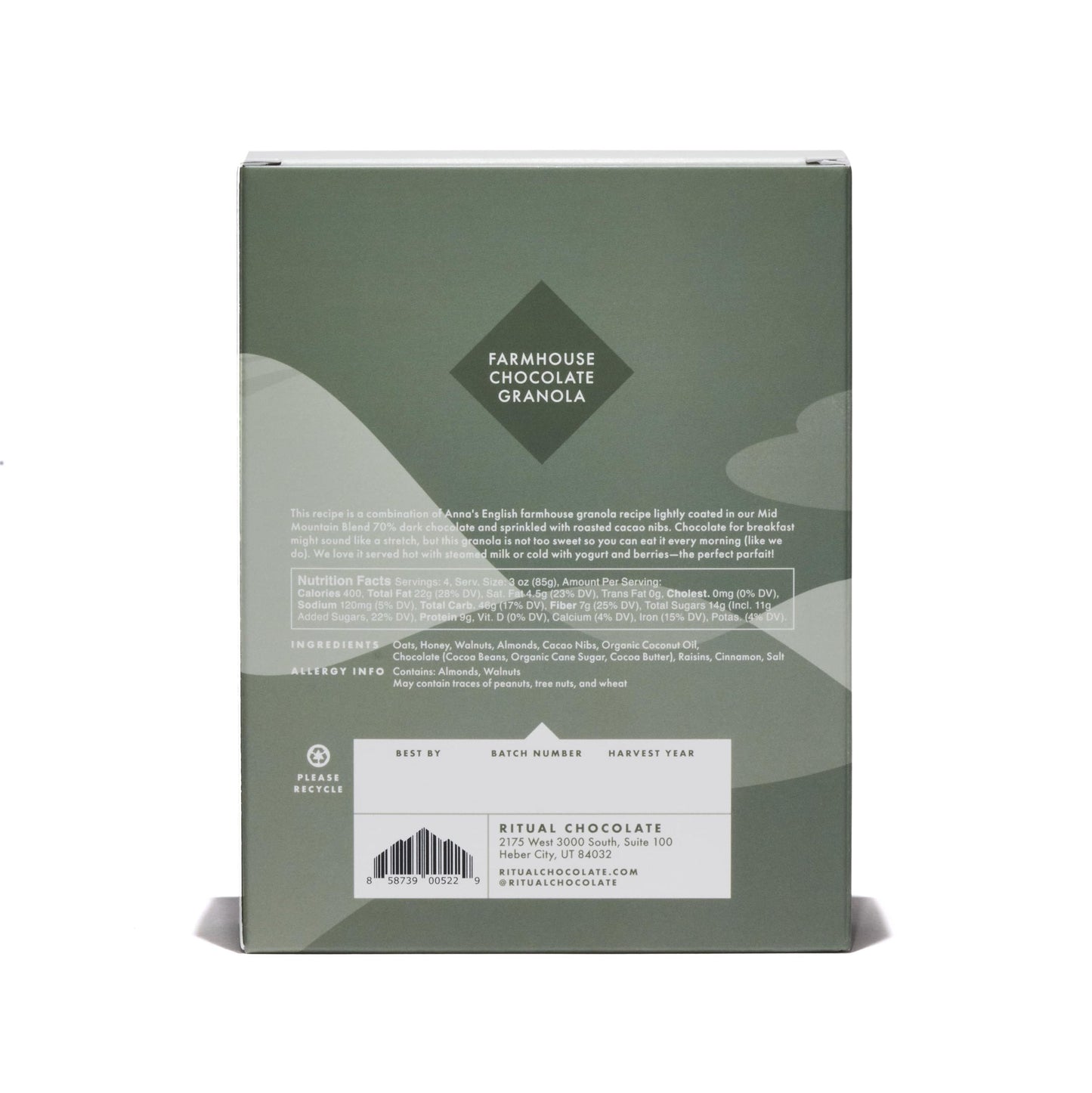 Farmhouse Chocolate Granola - Wholesale